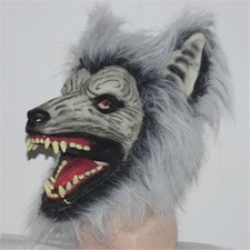 Lighted Wolf Head Mask With