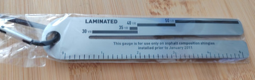 Roofing shingle gauge asphalt - shingle,