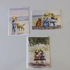 Assorted Thinking Of You Cards Faye Whittaker Set Of 3 Art Greeting Card 