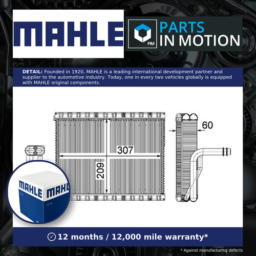 Air con evaporator - evaporator, fits