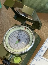 U.S Metal Pocket Army Style Compass Military Camping Hiking Survival Marching