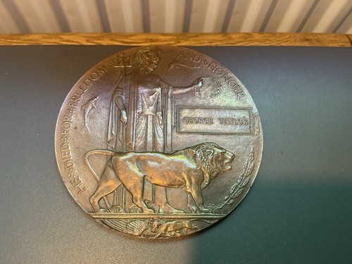 Ww1 memorial plaque death - ww1,