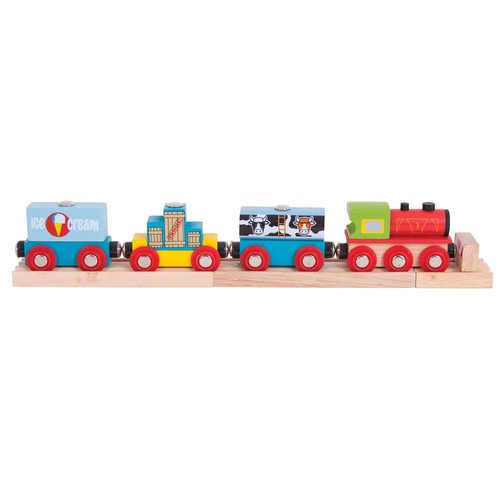 Bigjigs rail goods train - bigjigs, with