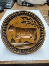 Scarce Early Deeply Carved Cow