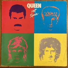 Queen - Hot Space Vinyl LP (1982, EMI EMA 797, VG+/VG)