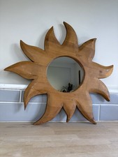Vintage wooden sunburst wall - sunburst,