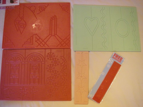 Christmas embossing boards - 5,