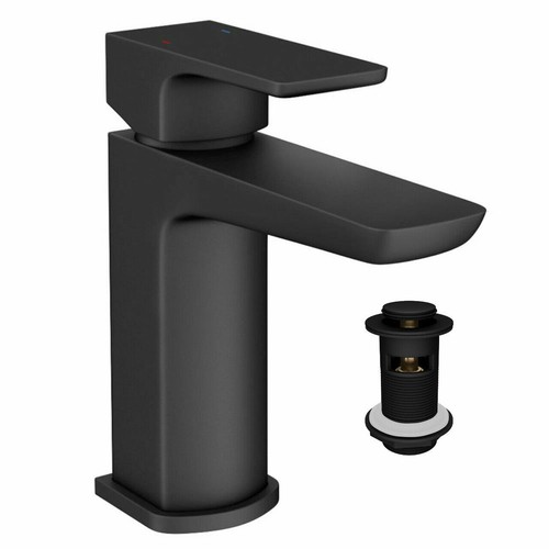 Designer matt black bath - matt,