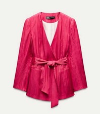 Brand new with tags - Gorgeous Cerise pink jacket / blazer. Zara. Size M / 12