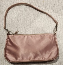 Zara Pink Silky/ Satin Handbag