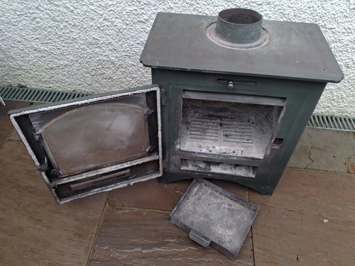 Multifuel stove green in - green,
