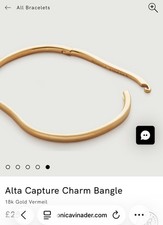 MONICA VINADER ALTA BANGLE 18K