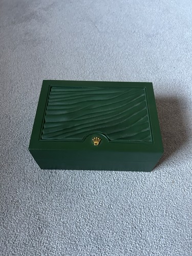 Rolex green watch box empty - rolex,
