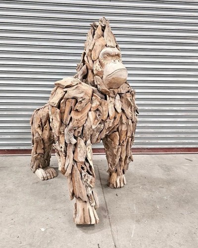 Teak carved giant - teak,