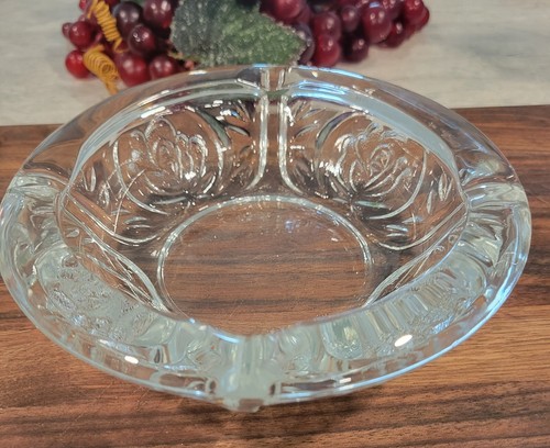 Kig vintage glass ashtray with - kig,