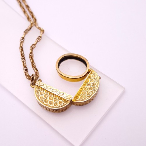 9ct yellow gold antique hinged - gold,