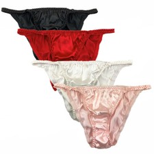 4 Pack Ladies Sexy Satin