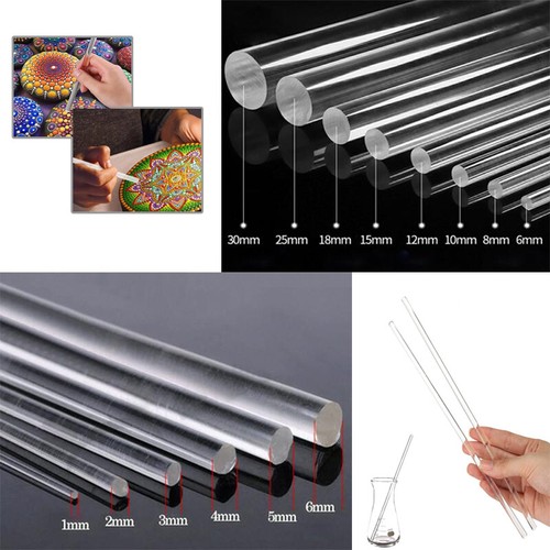 Clear acrylic rod round - acrylic,