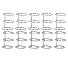 10Pcs 3 Ring Metal Loose Leaf