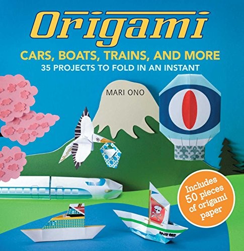 Origami cars boats - cars,, trains