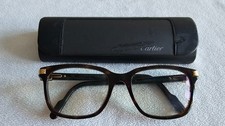 Cartier brown tort glasses frames. CT0161O.