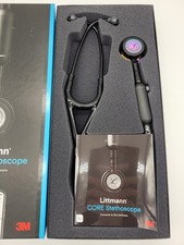 3M™ Littmann® CORE Digital Stethoscope 8570 Black Tube Rainbow-finish Chestpiece