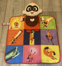 LAMAZE DISNEY INCREDIBLES 2 JACK BABY PLAYMAT MAT RATTLE BLANKET VGC BOYS GIRLS