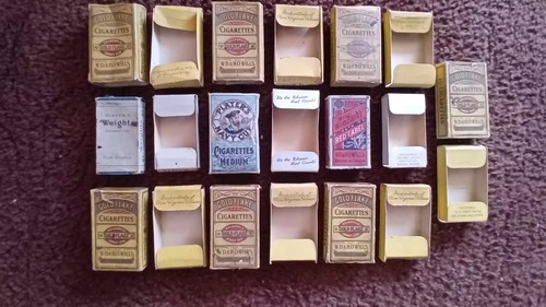Vintage cigarette boxes - vintage,