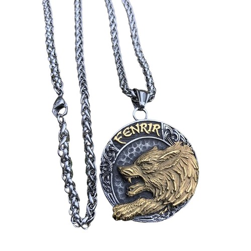 Fenrir wolf necklace - fenrir,