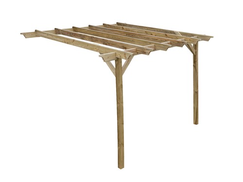 Garden pergola kit wooden wall - garden,