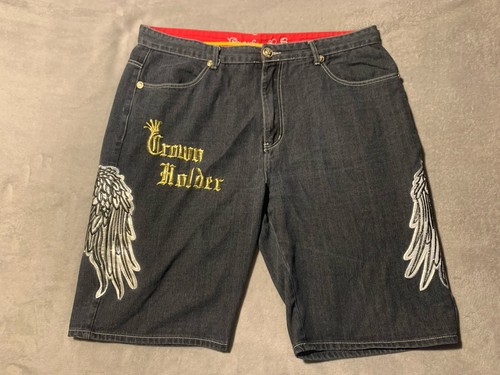 Crown holder denim shorts - holder, y2k