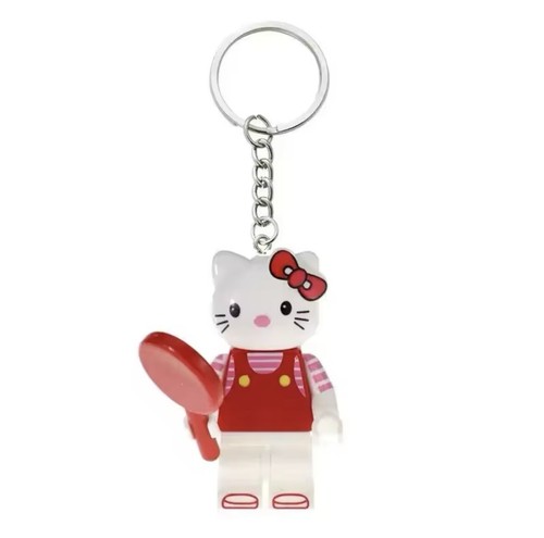 Hello kitty red keyring - hello, brick