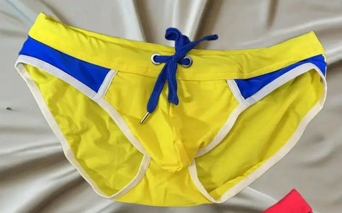 New mens sexy yellow blue - &,