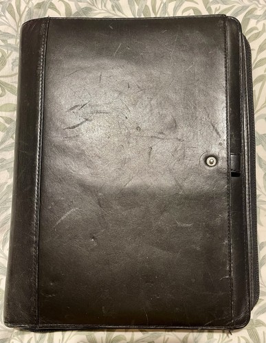 Vintage leather filofax an - leather,