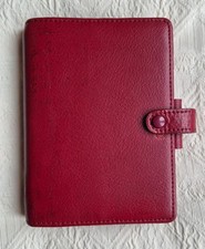 Filofax Pocket Windsor Dk Red