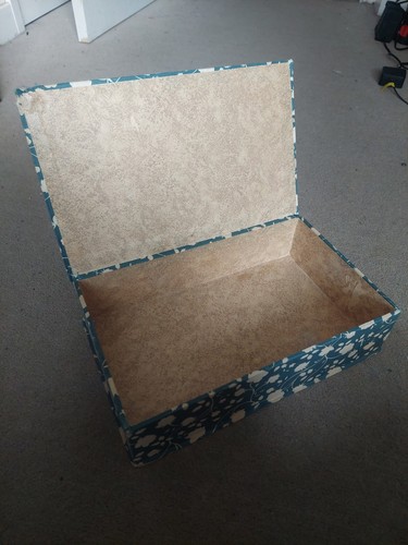 Vintage french fabric covered - vintage,