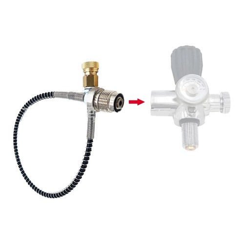 Air rifle filling hose whip - air,