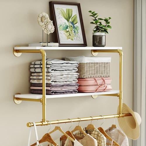 Industrial vintage pipe shelf - industrial,