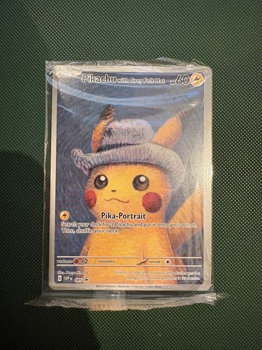 Van gogh pikachu - pikachu, grey