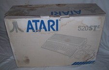 BOXED Atari ST 520 STE Computer 4MB (4096) Memory TOS 1.62 PSU Re-Cap STM1 Mouse