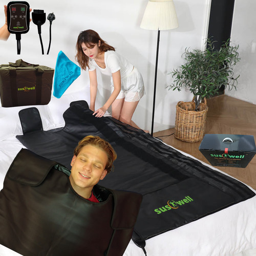 Far infrared sauna blanket - far, blanket|low