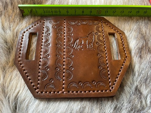 Handmade leather pancake knife - pancake,