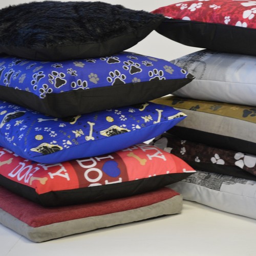 Cotton dog bed - cotton, pet