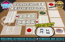 Kuwahara ET BMX Decal Set