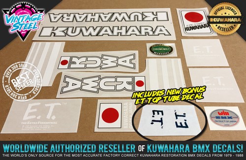Kuwahara bmx decal set - kuwahara, et