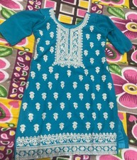 Women's Blue Shalwar Kameez