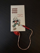 Vintage Whist Score Card Tally