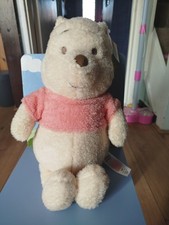 Disney Baby Primark Winnie The Pooh Bear Soft Toy Comforter Rattle Approx 17"