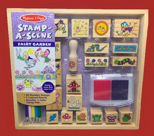 Melissa doug wooden stamp - wooden,