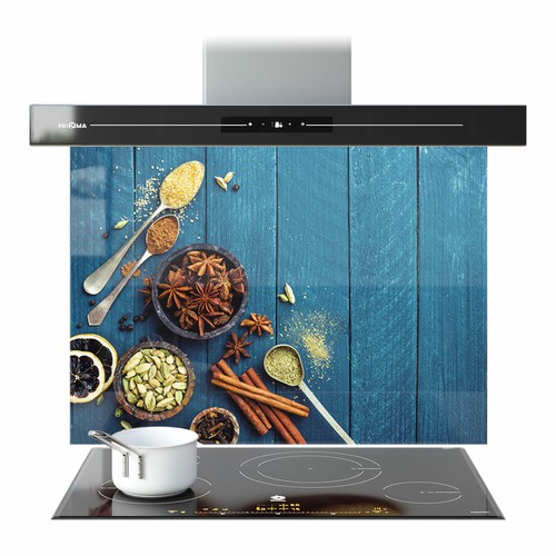 Kitchen glass splashback - kitchen,